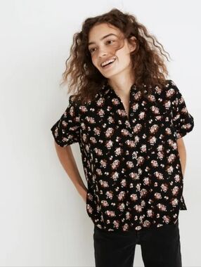 Madewell Corduroy Daily Shirt in Homestead Bouquet